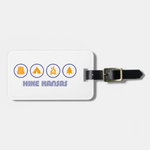 Hike Kansas Luggage Tag
