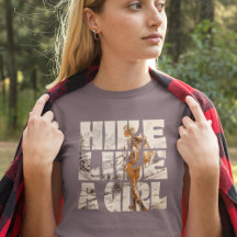 Hike Like a Girl hiking T-Shirt