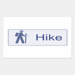 Hike Like Rectangular Sticker