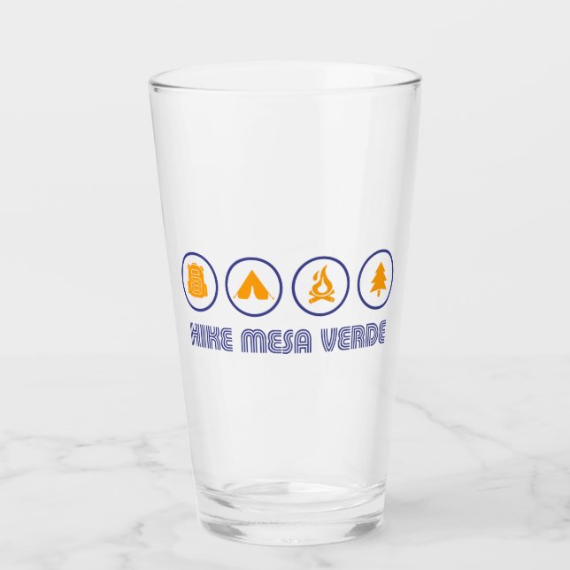 Hike Mesa Verde National Park Glass (Front)