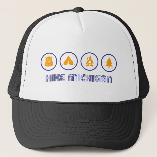 Hike Michigan Trucker Hat (Front)