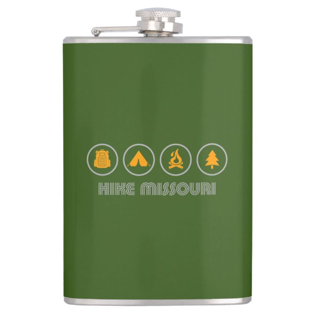 Hike Missouri Hip Flask (Front)