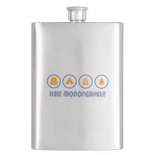 Hike Monongahela West Virginia Hip Flask