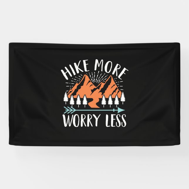 Hike More And Worry Less Banner (Horizontal)