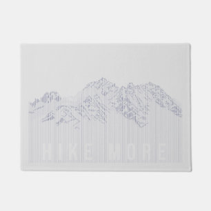 Hike More Mountains Doormat