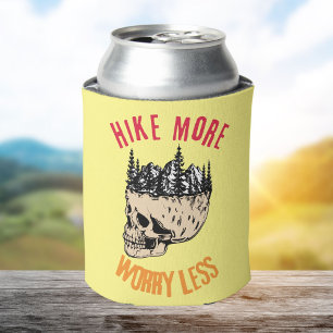 Hike More Stress Less Can Cooler