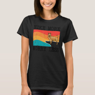 Hike More Worry Less Australian Terrier Graphic Hi T-Shirt