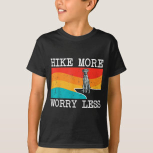 Hike more worry less blue merle dane graphic T-Shirt