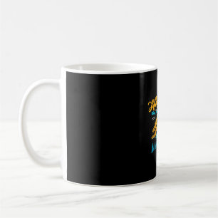 Hike more worry less funny summer camping hiking coffee mug