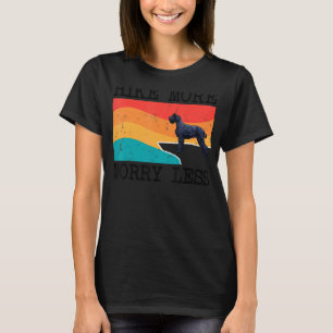Hike More Worry Less Giant Schnauzer Graphic Hikin T-Shirt