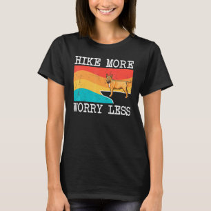 Hike More Worry Less Miniature Bull Terrier Graphi T-Shirt