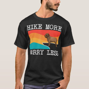Hike More Worry Less Spanish Water Dog Graphic Hik T-Shirt