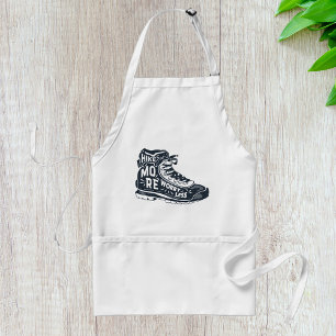 Hike More Worry Less Standard Apron