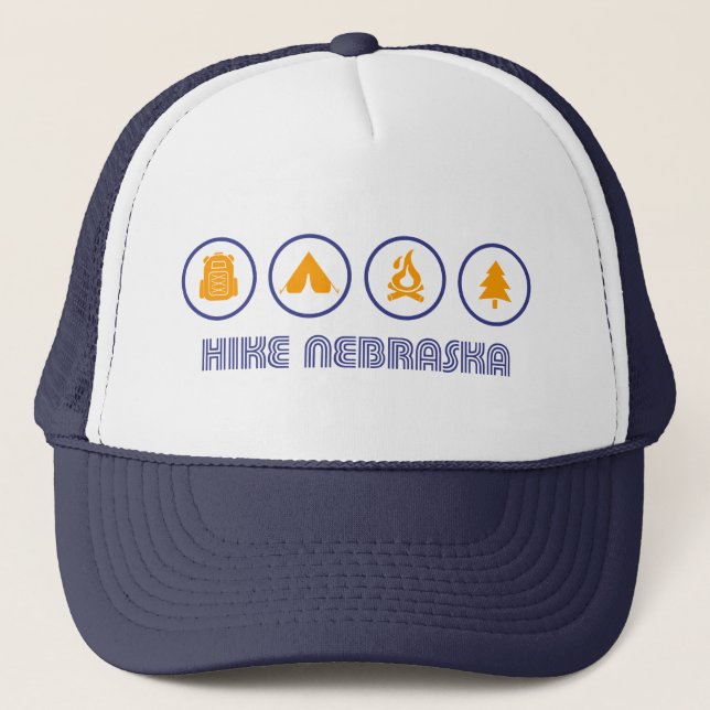 Hike Nebraska Trucker Hat (Front)