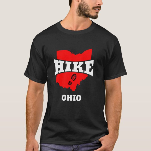 Hike Ohio Backpacking Outdoor T-Shirt (Front)