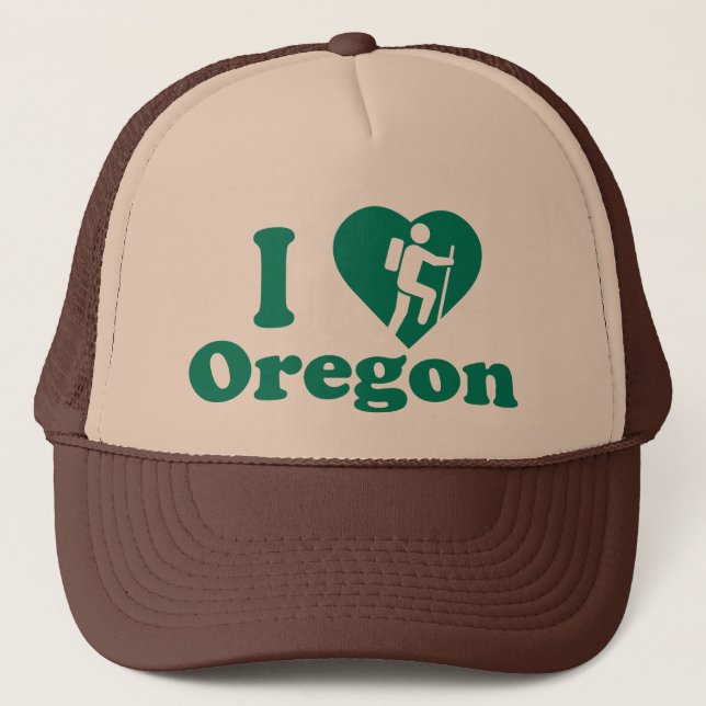 Hike Oregon Trucker Hat (Front)