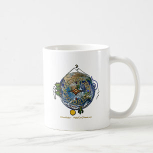 Hike Our Planet Hiker's Soul Compass Earth Coffee Mug