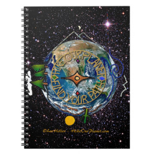 Hike Our Planet Hiker's Soul Compass Space Notebook