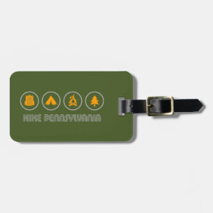 Hike Pennsylvania Luggage Tag