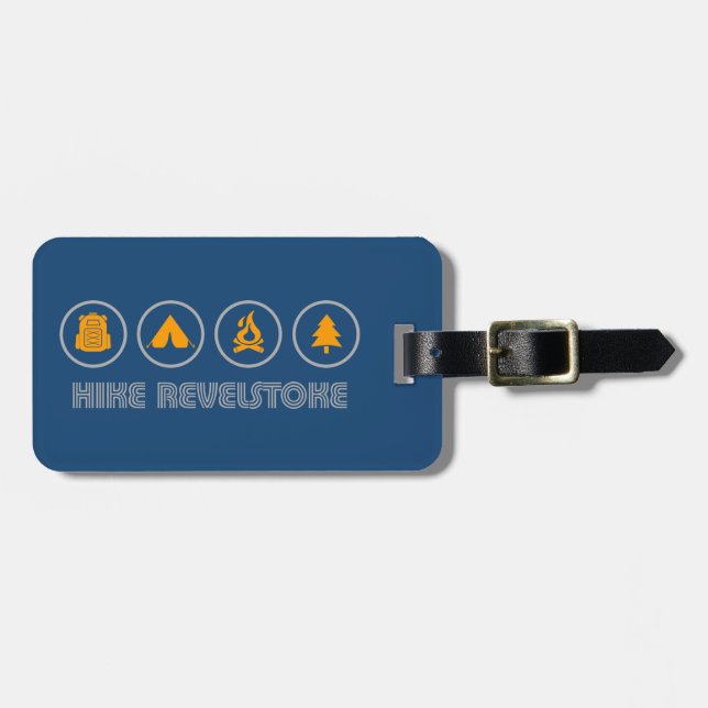 Hike Revelstoke Luggage Tag (Front Horizontal)