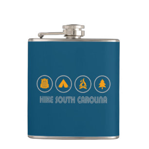 Hike South Carolina Hip Flask