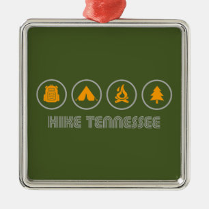 Hike Tennessee Metal Tree Decoration