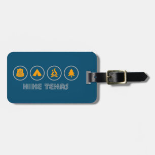 Hike Texas Luggage Tag