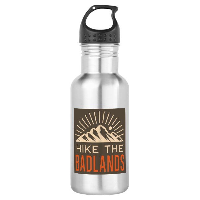 Hike The Badlands Sunburst 532 Ml Water Bottle (Front)