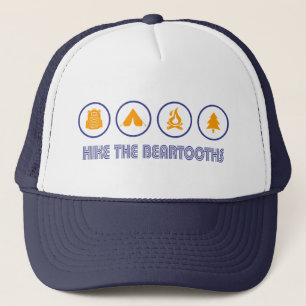 Hike The Beartooths Mountains Montana Wyoming Trucker Hat