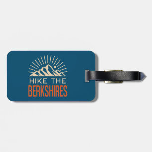 Hike The Berkshires Massachusetts Sunburst Luggage Tag