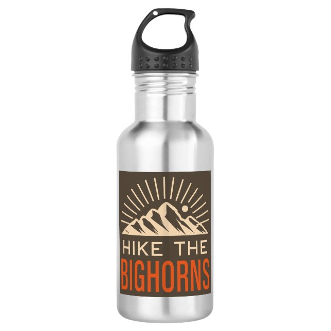 Hike The Bighorns Wyoming Sunburst 532 Ml Water Bottle (Front)