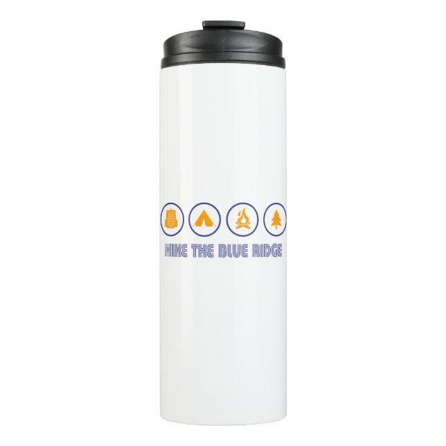 Hike The Blue Ridge Mountains Thermal Tumbler (Front)