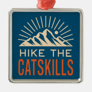 Hike The Catskills New York Sunburst Metal Tree Decoration