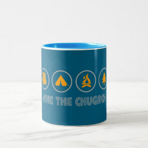 Hike The Chugach Mountains Alaska Two-Tone Coffee Mug