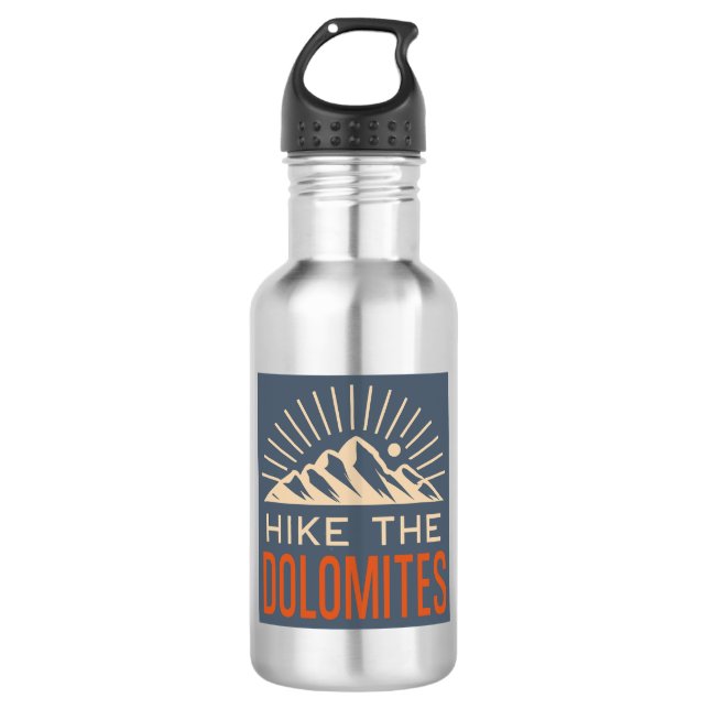 Hike The Dolomites Italy Sunburst 532 Ml Water Bottle (Front)