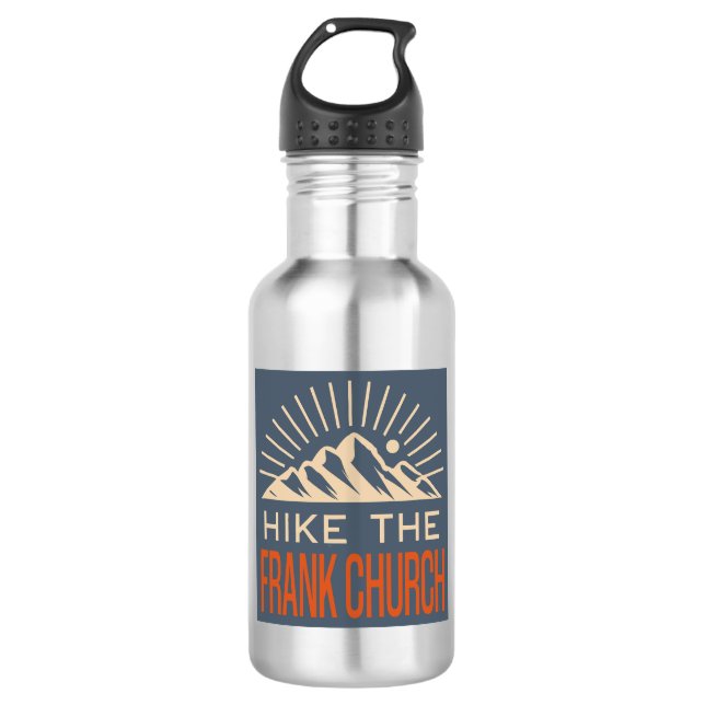 Hike The Frank Church Wilderness Idaho Sunburst 532 Ml Water Bottle (Front)