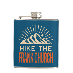 Hike The Frank Church Wilderness Idaho Sunburst Hip Flask