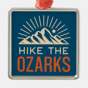 Hike The Ozarks Sunburst Metal Tree Decoration