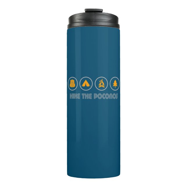 Hike The Poconos Thermal Tumbler (Front)