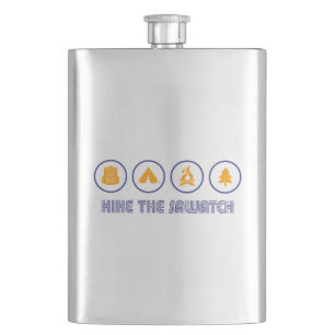 Hike The Sawatch Range Colorado Hip Flask