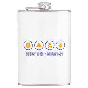 Hike The Sawatch Range Colorado Hip Flask