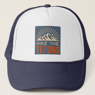 Hike The Tetons Sunburst Trucker Hat