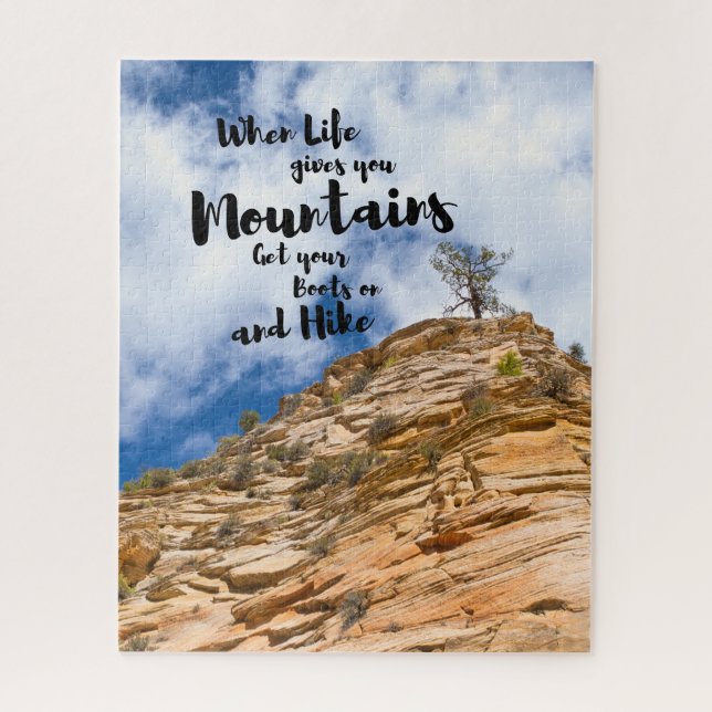 Hike Up A Mountain Jigsaw Puzzle (Vertical)