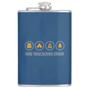 Hike Vancouver Island British Columbia Hip Flask