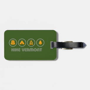 Hike Vermont Luggage Tag