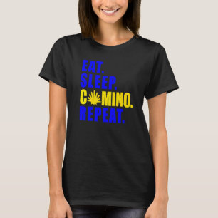 HIKE WALK CAMINO DE SANTIAGO DE COMPOSTELA JAMES W T-Shirt