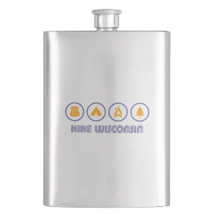 Hike Wisconsin Hip Flask