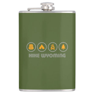 Hike Wyoming Hip Flask