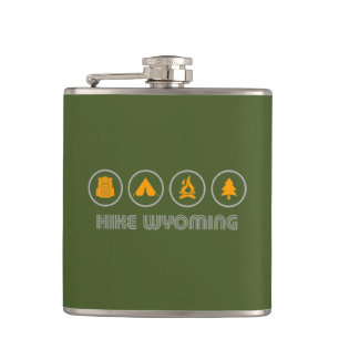 Hike Wyoming Hip Flask