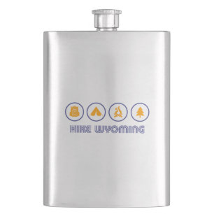 Hike Wyoming Hip Flask